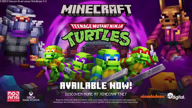 Minecraft x Teenage Mutant Ninja Turtles DLC