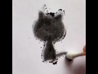 Рисуем милого котика