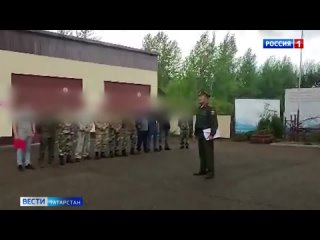 Из Нижнекамска на военную службу по контракту отправились 11 человек