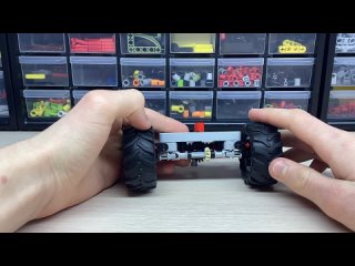 [LEGUS] Компактный Передний Мост с ПРИВОДОМ из Lego Technic.