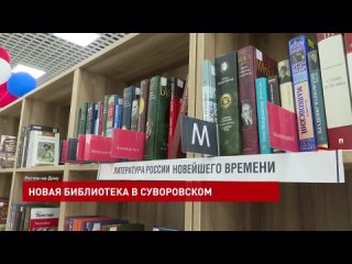 Новая библиотека в суворовском