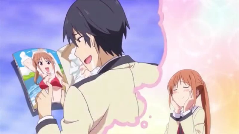 Развращённая школьница решила поразвратничать) "Дурочка" 16+  #anime #animemoments