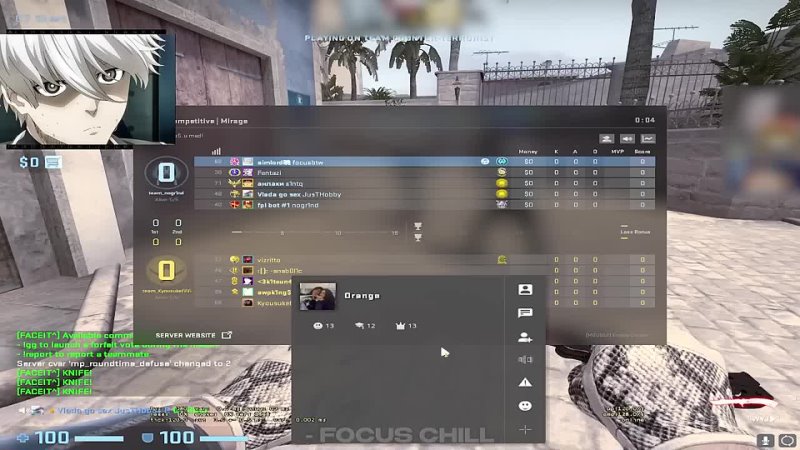 FOCUS CHILL FOCUS ПРО FACEIT И ИХ МИССИИ, ,csgo, faceit, skywhywalker,