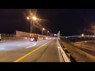 ️ Il y a de nouveaux clichés de l’arrivée des voitures sur le pont de Crimée après la reprise de la circulation sur celui-ci