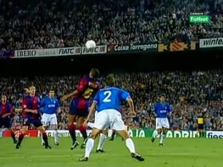 Goles Rivaldo Barcelona-Valencia 2000-2001 (Con chilena) GRAN CALIDAD Y SONIDO / Легендарный Хет-трик Ривалдо