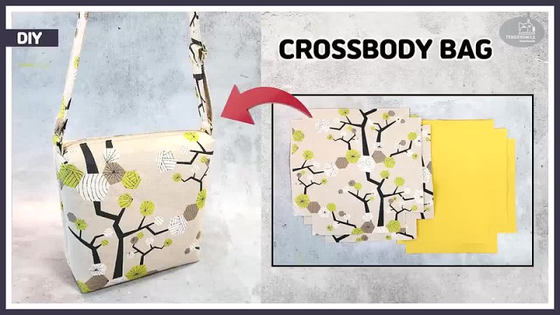 Easy to make! How to make an easy crossbody bag