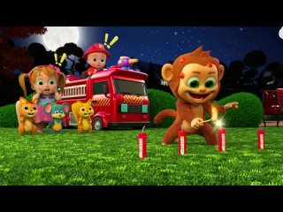 Firefighter saves the kids’ park -  Kids Cartoons  Songs #billionsurprisetoys