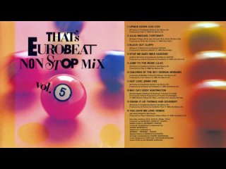 Various – That’s Eurobeat Non Stop Mix Vol. 5 [Compilation, Mixed 1988]