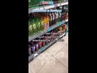 🇷🇺 Немец бродит по российскому супермаркету и сетует о неработающих санкциях