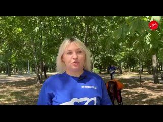 Волонтеры регионального штаба «Мы вместе» и «Единая Россия» очистили от мусора парк Горького в Мелитополе