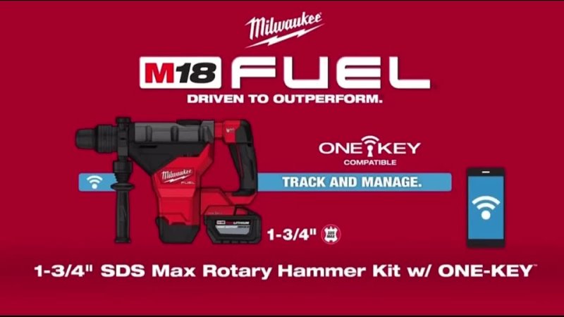 Milwaukee M18 FUEL 1 3, 4 SDS MAX Rotary