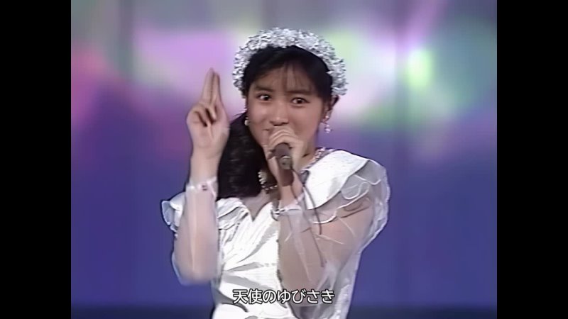 Tomomi Nishimura 西村知美 天使のゆびさき Angel no Yubisaki. 1988年 4