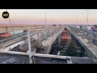 Удар по Крымскому мосту - что известно на  утра