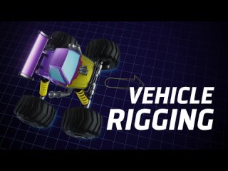 OFF-ROAD: Риггинг и анимация радиоуправляемого монстр-трака в Blender