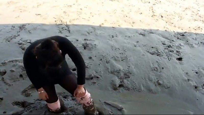 Chinese Woman in Mud Part