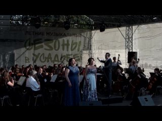 Симфонический оркестр на летней эстраде