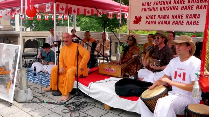 Maha Harinama on Canada Day. Ottawa