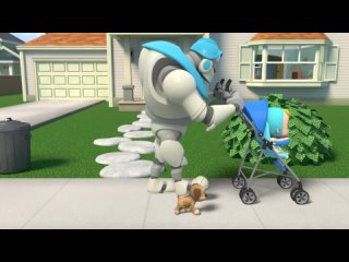 Cleaning Gone WRONG!!!   ARPO The Robot   Funny Cartoons for Kids   Arpo and Daniel