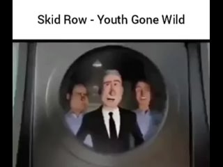 Хэл Стюарт отжигает под Skid Row - Youth Gone Wild