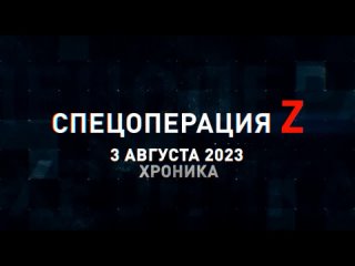 Спецоперация Z хроника главных военных событий 3 августа