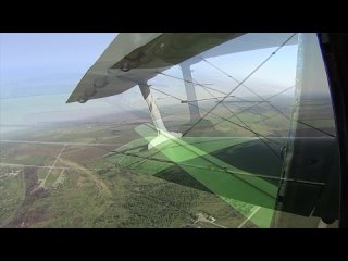 Аэроклуб Самары “ Бобровка“ Первый Олесин  прыжок с парашютом