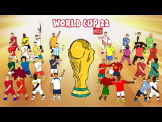 BRAZIL vs SOUTH KOREA! 4-1 (World Cup 2022 Cartoon Goals Highlights Richarlison Neymar Paqueta)