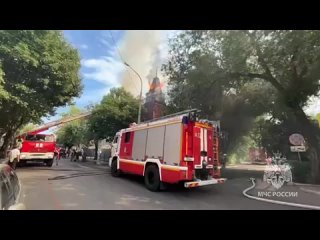 Видео с пожара по улице Свердлова. Youast Астрахань.
