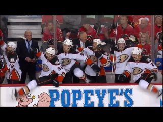 Corey Perry Game 3 OT goal vs Calgary Flames