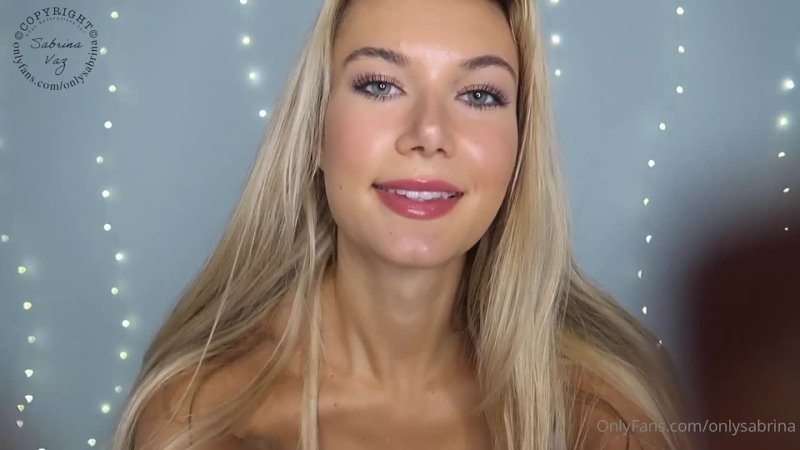 Sabrina Vaz ASMR topless perfect tits blonde Only Fans leak You