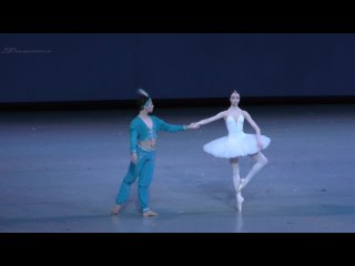 Виктор Кайшета и Мария Ильюшкина в па-де-де из балета Баядерка (, концерт в МТ-2).