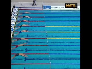 🏆🏊‍♂️🇷🇺 Россиянин Климент Колесников установил мировой рекорд в плавании на спине на дистанции 50 метров