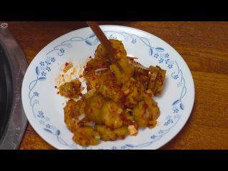 [[햄지]Hamzy] Настоящий Мукбанг :) Корейская домашняя еда ★ суп кимчи, запеченная рыба, соленые морепродукты