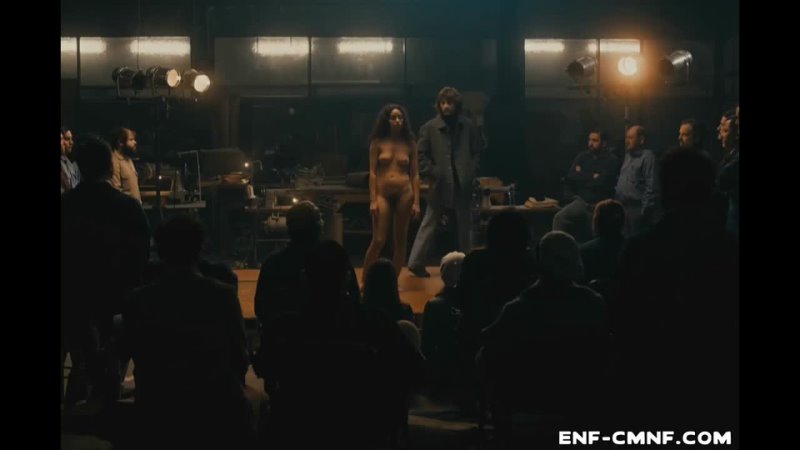 nude on stage cmnf scene from a movie the only one naked girl speaks in front of a silent