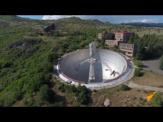 🔴 Заброшенный гигантский радиотелескоп советских времён спрятался в горах Армении