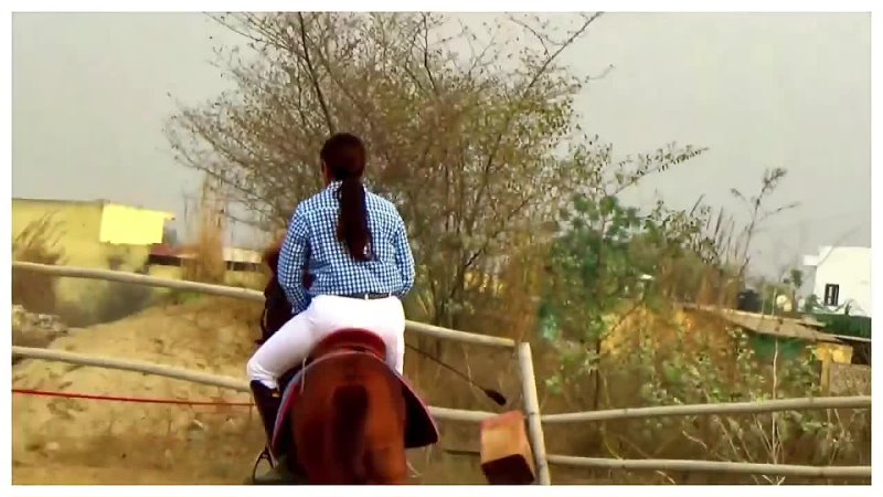 Anjali s Pony Ride-A Hard 