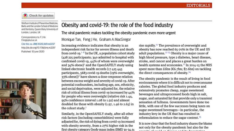 Obesity, Poor Metabolic Health Spread More Virus (viral load deep