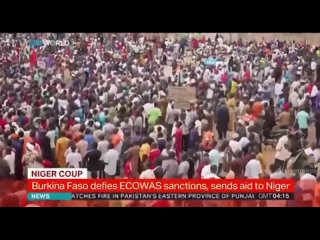 🇧🇫🇳🇪Burkina Faso ignora las sanciones de la CEDEAO y envía ayuda a Níger