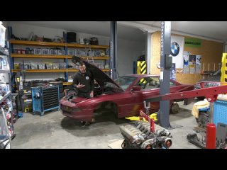 BMW V12 M70 Engine  Drivetrain Removal - E31 850i - Project Marseille Part 5