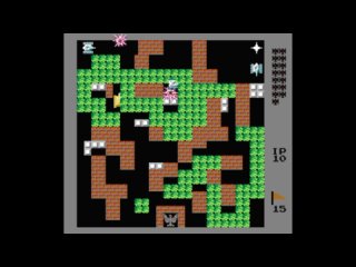 Dendy (Famicom,Nintendo,Nes) 8-bit Battle City Stage 11-20 Прохождение