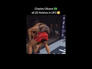 ⚡Все 20-ть финишей Чарльза Оливейры в UFC⚡ ,, (о)👊😲🤙