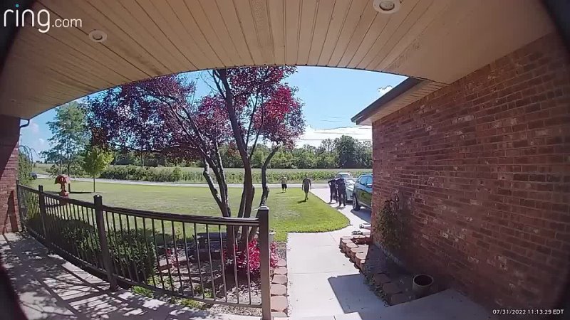 Ring camera footage shows man shoot daughters ex boyfriend during break