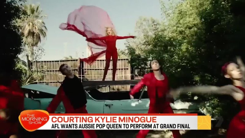 AFL Wants Kylie Minogue to Perform at Grand Final ( The Morning Show