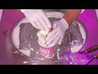 [Ice Cream Rolls] ASMR - Red Bull Ice Cream Rolls | how to make Ice Cream out of all Red Bull special Edition Flavors