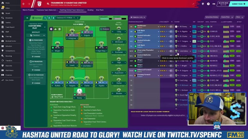 POLLOCK TIME! - HASHTAG ROAD TO GLORY #25 - FOOTBALL MANAGER 2020