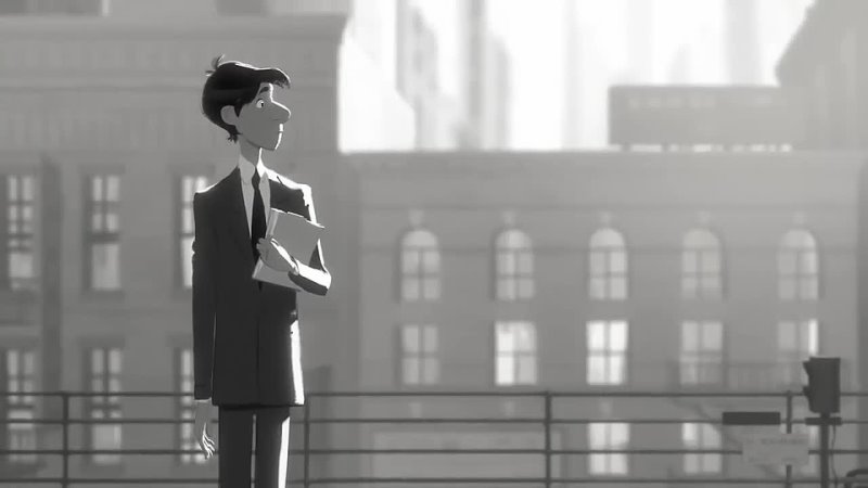 Бумажный роман (Paperman)  Короткометражный мультфильм