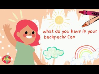 What’s in my backpack - School supplies - ESL Vocabulary