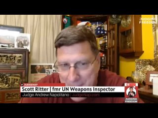 Скотт Риттер даёт еженедельное интервью судье Наполитано. Кассетные бомбы, Грязный Джо и Украина.