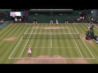 Ashleigh Barty vs Angelique Kerber   Semi-Final Highlights   Wimbledon 2021