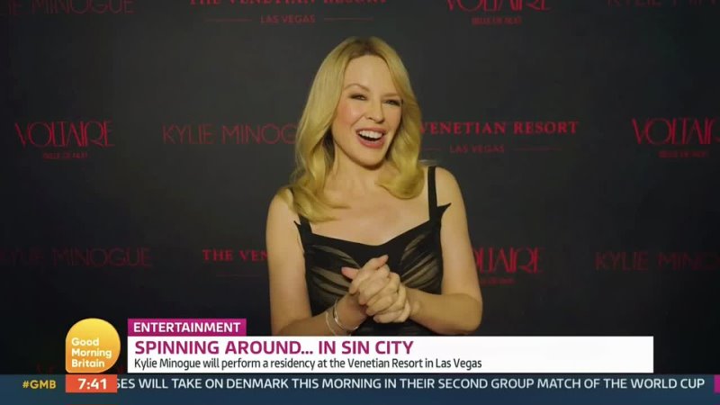 Kylie Minogue Announces Las Vegas Residency ( Good Morning Britain