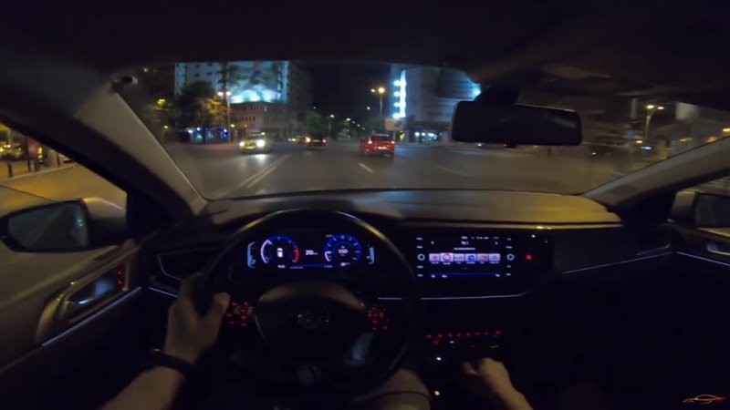City Night Chill Car Driving